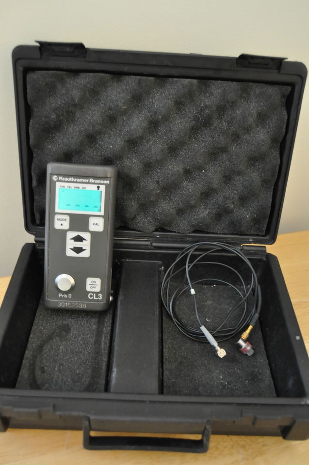 Krautkramer CL3 Ultrasonic Flaw Detector Thickness Gauge Corrosion NDT 