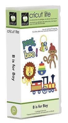 cricut lite b is for boy cartridge brand new time