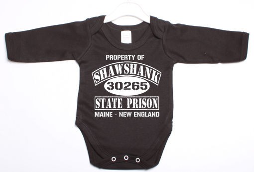 SHAWSHANK REDEMPTION PROPERTY OF SHAWSHANK PRISON LONG SLEEVE BABY 