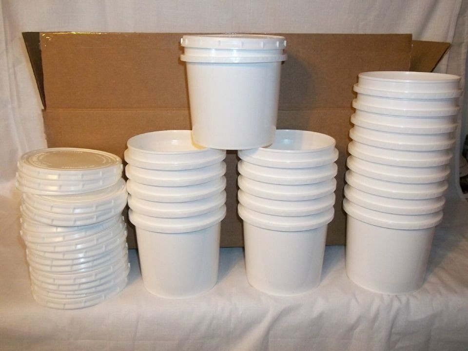 20 NEW Vaporlock Vapor Lock Container 1 QT w/lids Superfos #502 