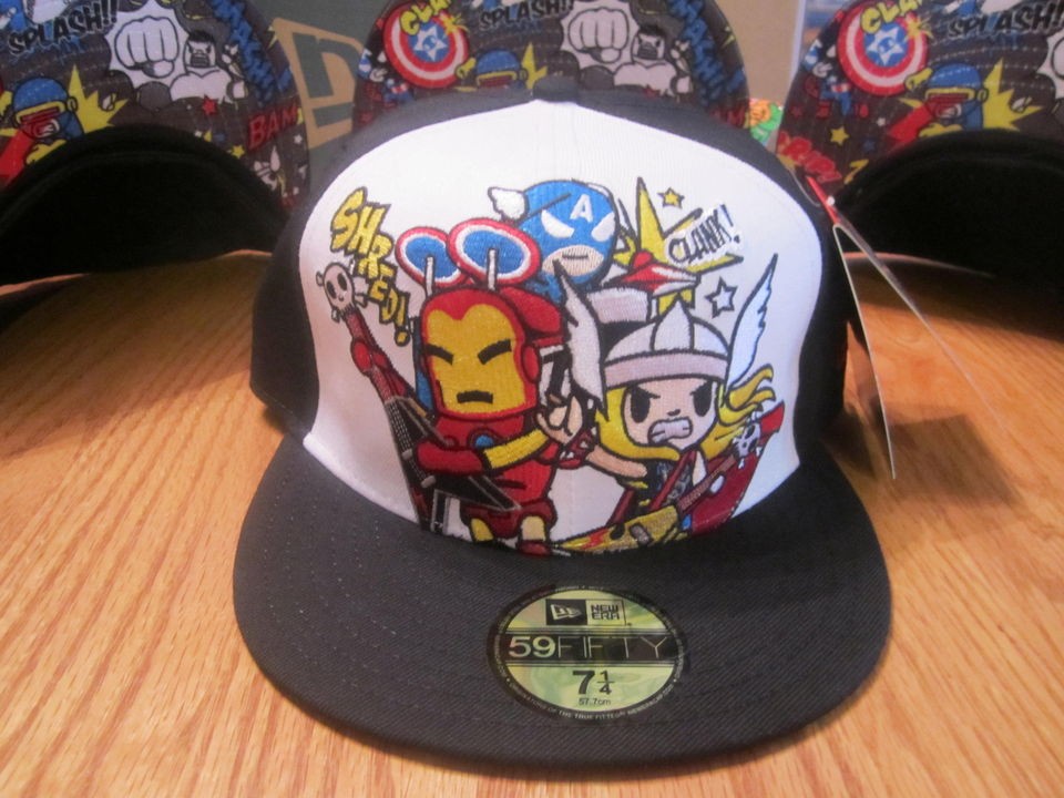 tokidoki new era hat marvel heroes rock marvel comics nwt