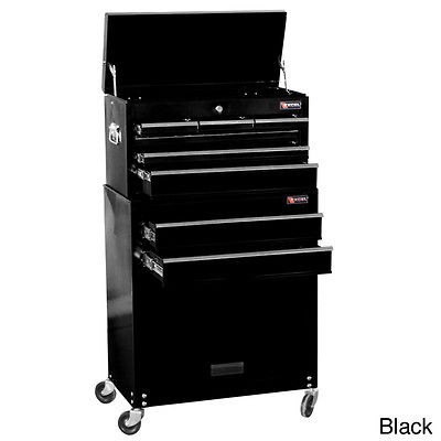 Excel 24 inch 8 drawer Tool Chest and Roller Cabinet Combination