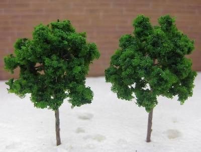 d7035 20pcs scale train layout set model trees n ho