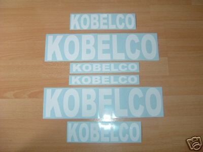 kobelco stickers decals forklift mini digger excavator  8 