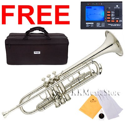 new mendini nickel monel valves band bb trumpet+ $ 39gif