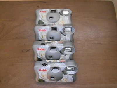 kodak 35 mm disposable wedding camera set of 4 time