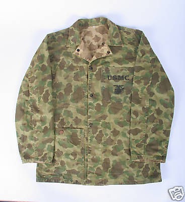 usmc 1st pattern camouflage hbt jacket made in u s