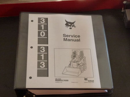 bobcat 310 313 loader service manual 6556606 12 82 time