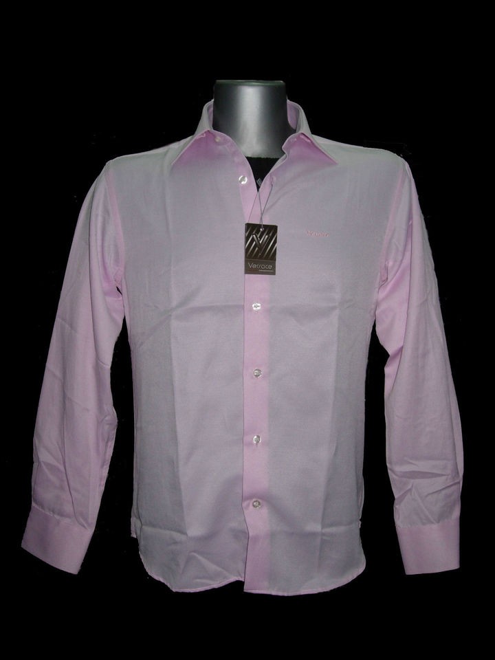 Versace Dress shirt   Sizes XL,2XL,3XL   Model 9600 PINK  (american 