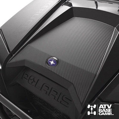 Polaris RANGER RZR  Center Hood Piece   Carbon Fiber Vinyl   Reacts to 