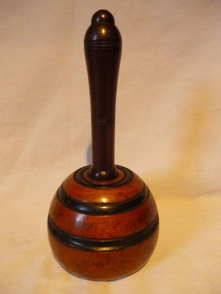 VINTAGE/ANTIQUE**TOASTERS/TOASTING GAVEL**TURNED CHERRYWOOD ,RARE 