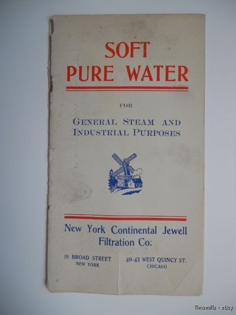 Antique New York Filtration Co Soft Water Filter Apparatus Catalog 
