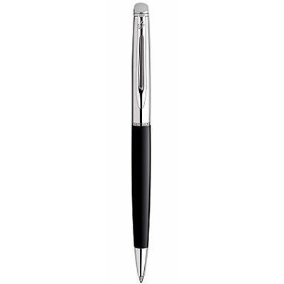 waterman hemisphere satin black ballpoint pen new in bx time