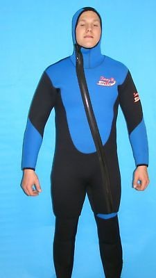 pc mens farmer john 7m wetsuit x large gold dredge 89  