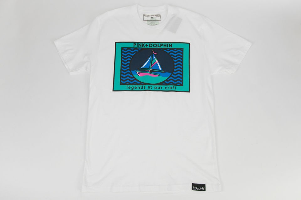 pink dolphin sailboat in white nwt sz s xl msrp