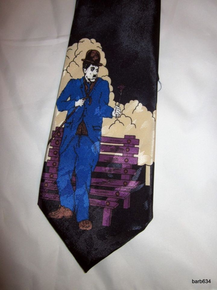 flo rence k charlie chaplin silk men s tie