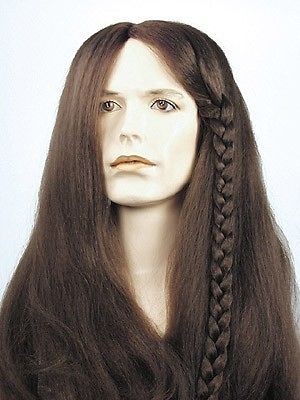 Braveheart Scottish Warrior William Wallace Lacey Costume Wig