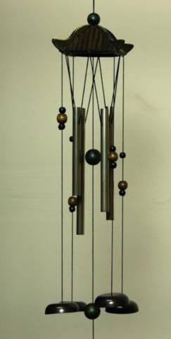 chinese brass pagoda wind chime feng shui garden asian one