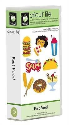 cricut lite fast food cartridge brand new 