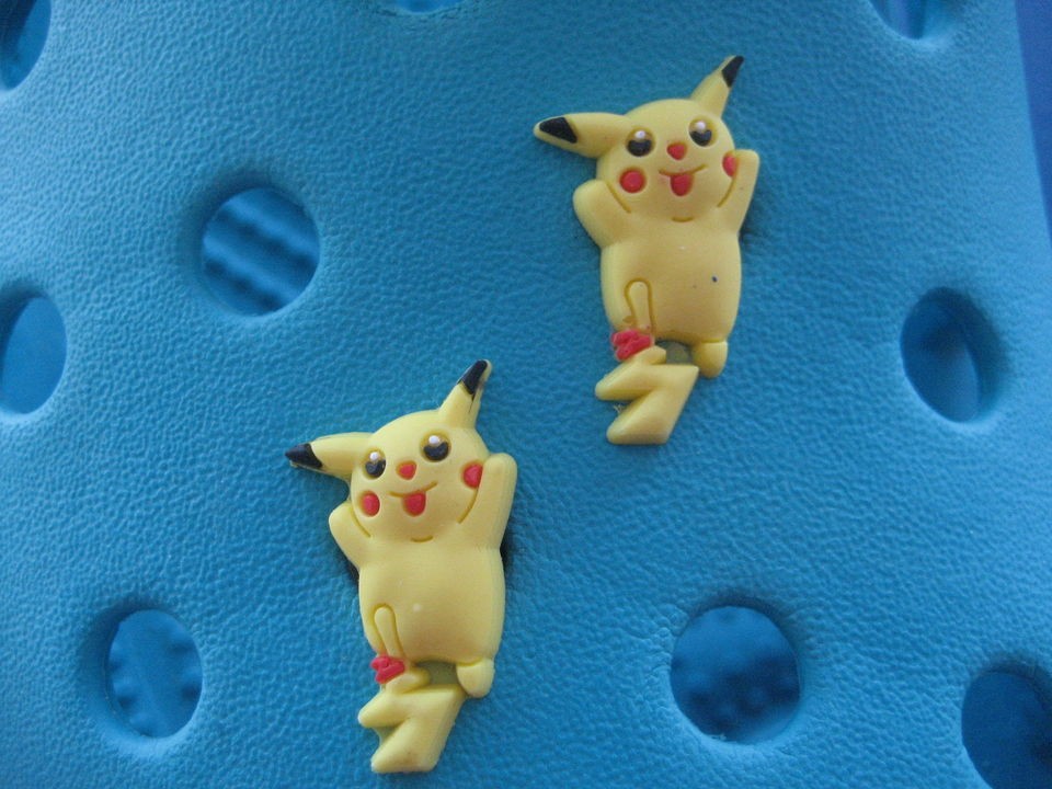 pikachu shoe charms for crocs and jibbitz wristbands time