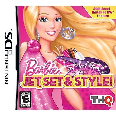   BARBIE JET SET AND STYLE ( NINTENDO DS ) DSL DSi XL 3DS New Sealed