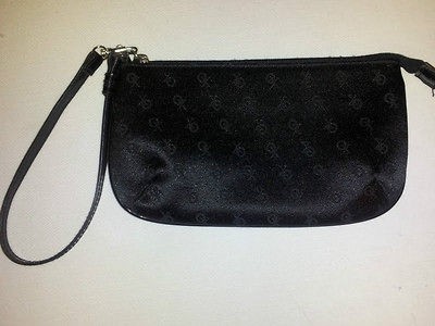 xoxo authentic black signature wristlet new