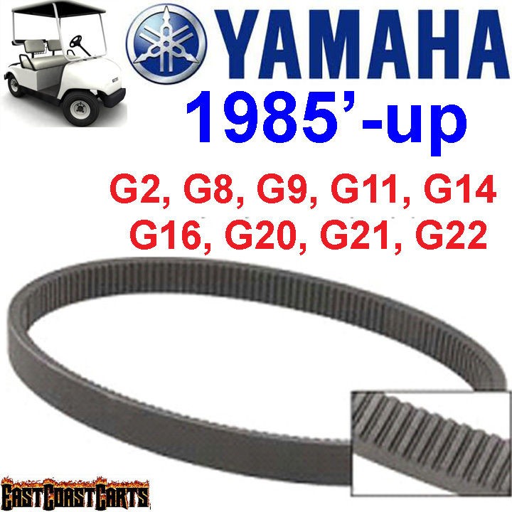 Yamaha Golf Cart Clutch Drive Belt G2, G8, G9, G14, G​16, G20, G21 