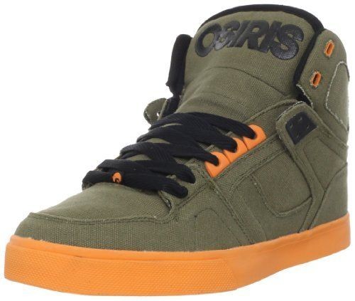 osiris nyc 83 vulc brown black orange skate board shoes