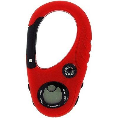 Red Digital Carabina Key Fob Back Light, Alarm, Stop watch Boxx187 