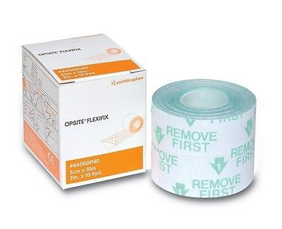 OPSITE Flexifix Transparent Adhesive Film Roll Dressing, 4 x 11 yds