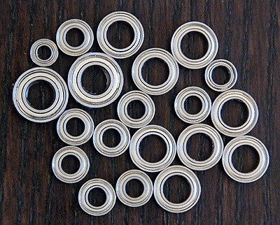 20pcs) KYOSHO HALF 8 MINI INFERNO ST Metal Sealed Ball Bearing Set