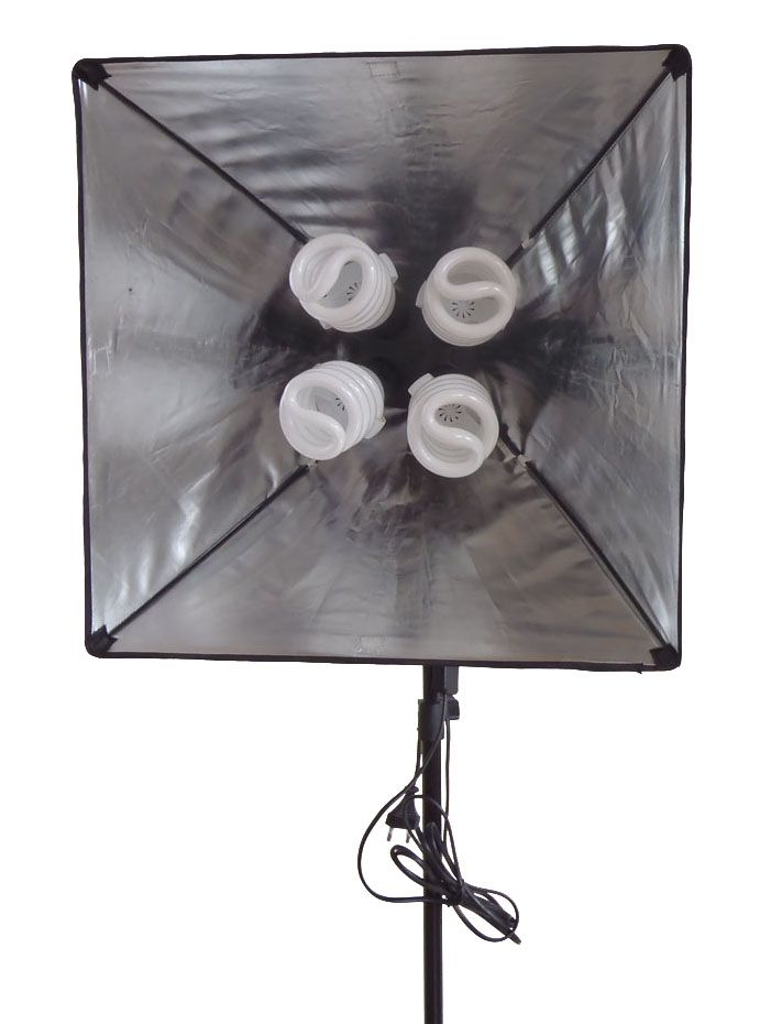 1000W Quick Folding Softbox Continuous Light Kit w Bag