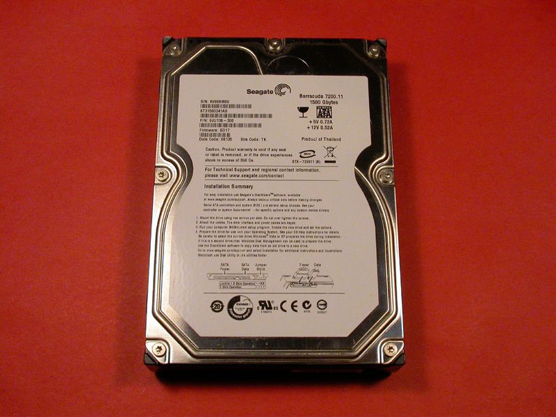 Seagate Barracuda 1 5 TB 1 5TB 7200RPM 3 5 ST31500341AS Hard Drive in 