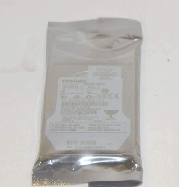 Toshiba HDD2F24 250 GB,Internal,7200 RPM,2.5 (MK2561GSYN) Hard Drive