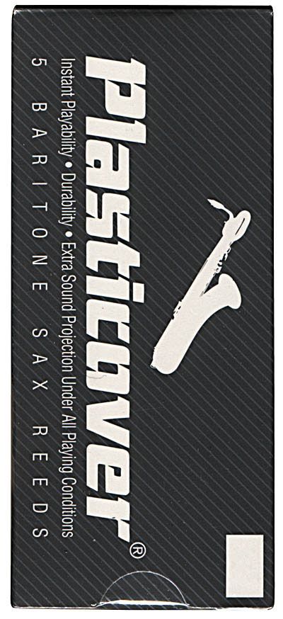 description this is a sealed box of 5 rico plasticover baritone sax 