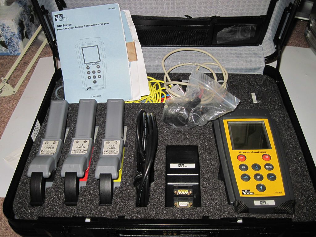 Ideal 61 805 Three Phase Power Quality Analyzer