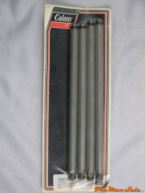 8002 4 Colony Aluminum Alloy Tublar Pushrods Harley Panhead 1953 65 