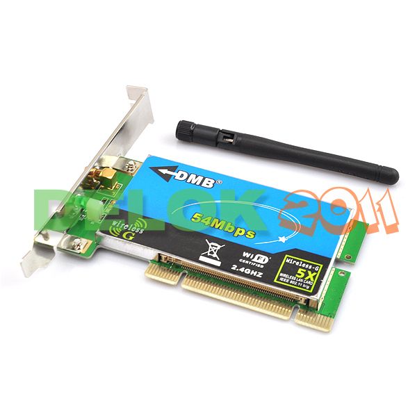 802 11g Wireless G PCI WiFi Network LAN Card Adapter