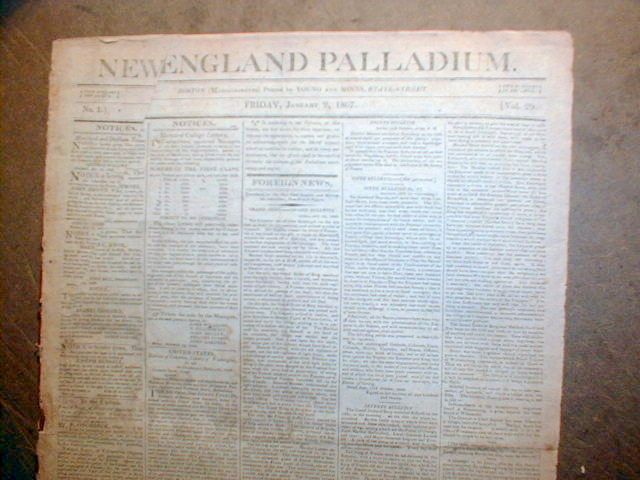 1807 headline newspaper AARON BURR CONSPIRACY   Plot to take over the 