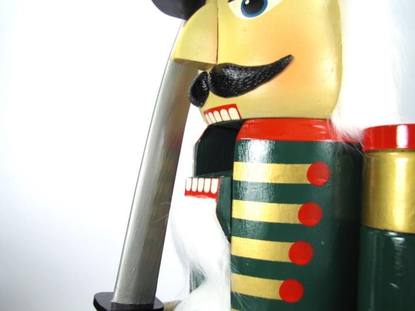 Candy Spellings Traditions 42 Nutcracker Soldier Wood Christmas 