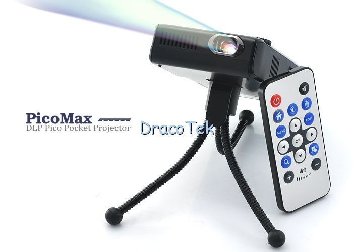 Picomax DLP Pico Mini Pocket Projector USB SD AV 500A