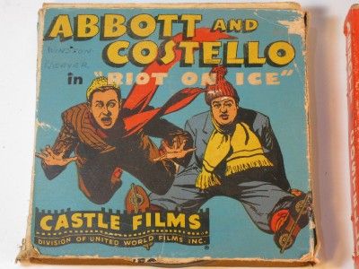 16mm midget car maniacs riot on ice abbott costello