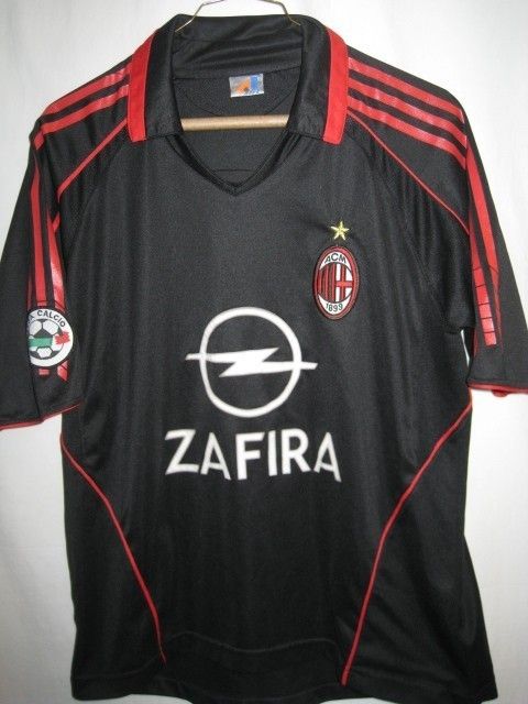 AC Milan Soccer Jersey D Sieminski 10 Youth XLarge