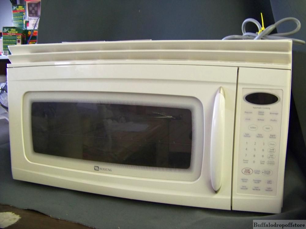   pictured maytag mmv4205aaq 1150 over the range microwave oven