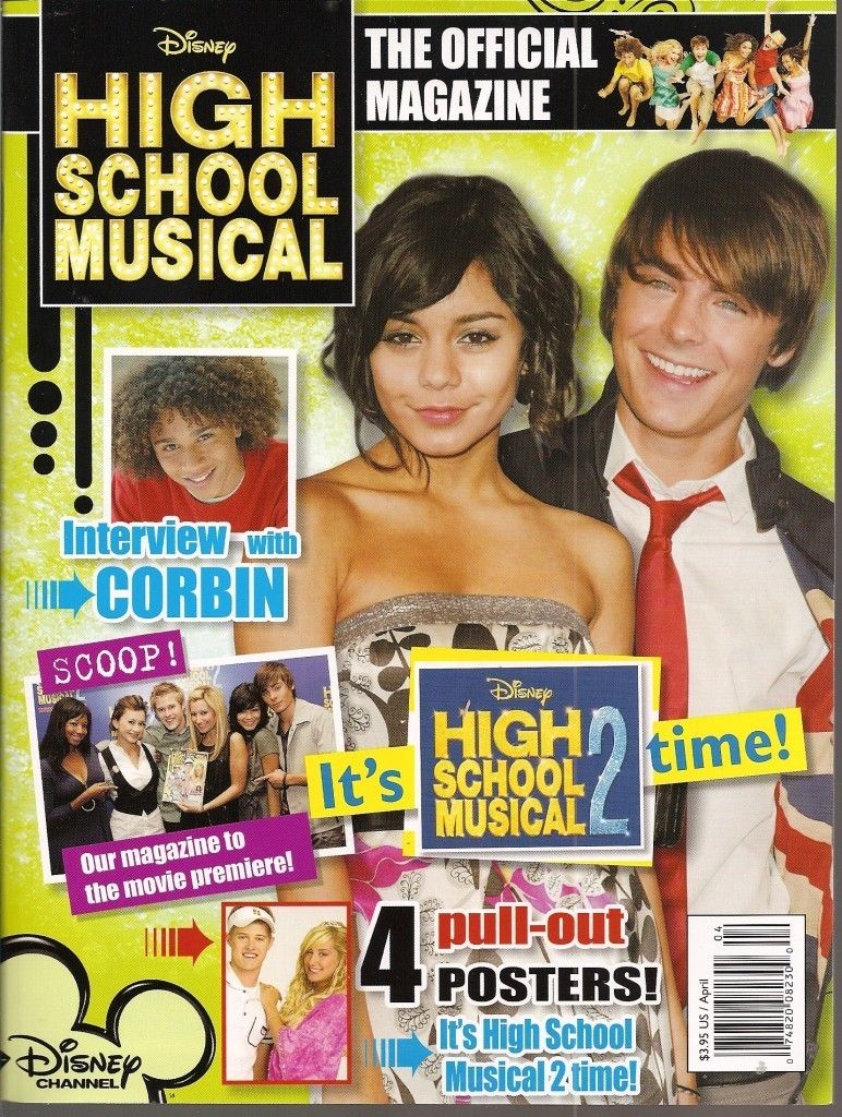 disneys HIGH SCHOOL MUSICAL THE OFFICIAL MAGAZINE