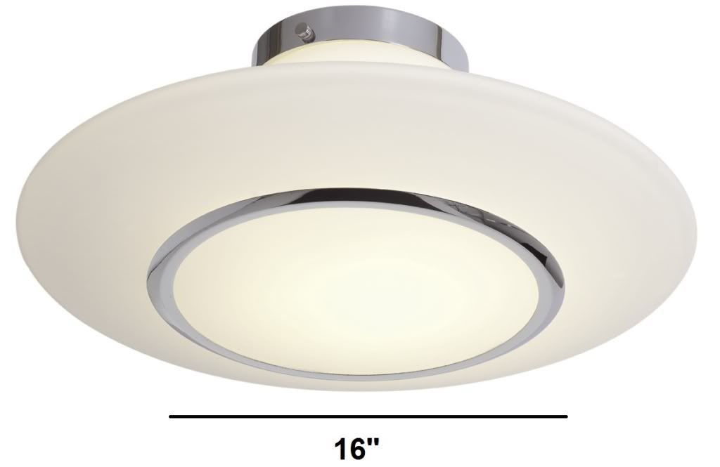   New 1 Light Flush Mount Ceiling Lighting Pendant Access Aero