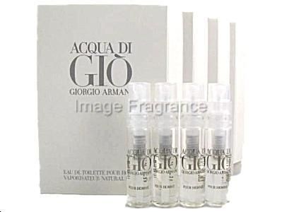 Acqua Di Gio Giorgio Armani 4 x 1 5 ml Cologne Sample New Great for 