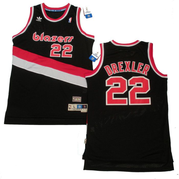 Clyde Drexler Adidas NBA Soul Trail Blazers Throwback Jersey