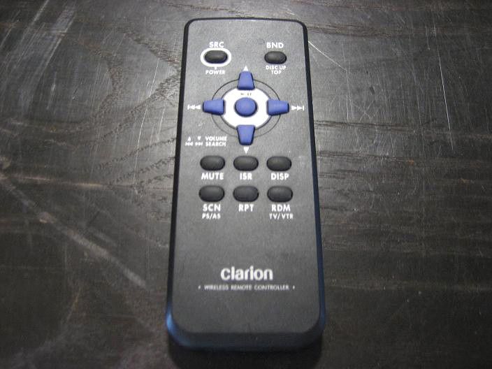 Clarion DXZ675USB Car Stereo Audio Remote Control