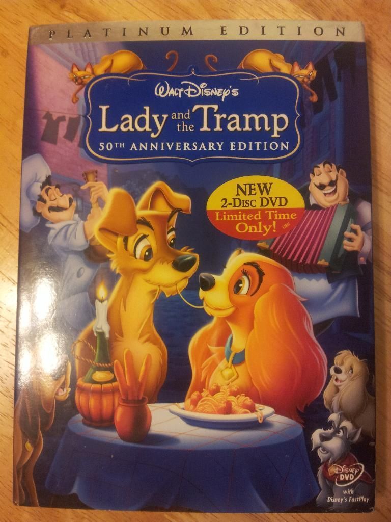   Tramp Platinum Edition DVD 50th Anniversary Edition Adult Owned